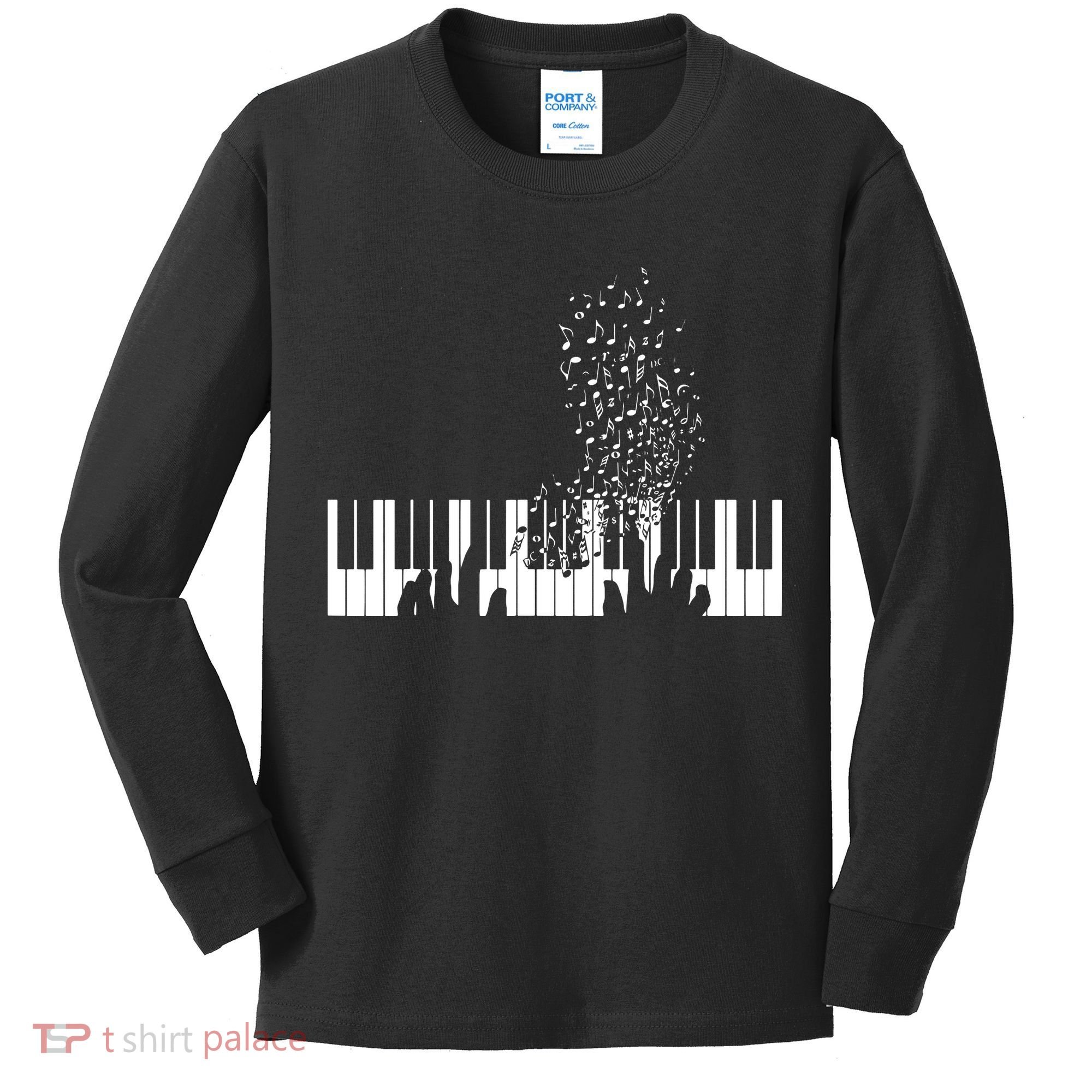 Keyboard Piano Gift For Men Women Kids Kids Long Sleeve Shirt