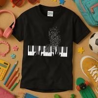 Keyboard Piano Gift For Men Women Kids Kids T-Shirt thumb 3