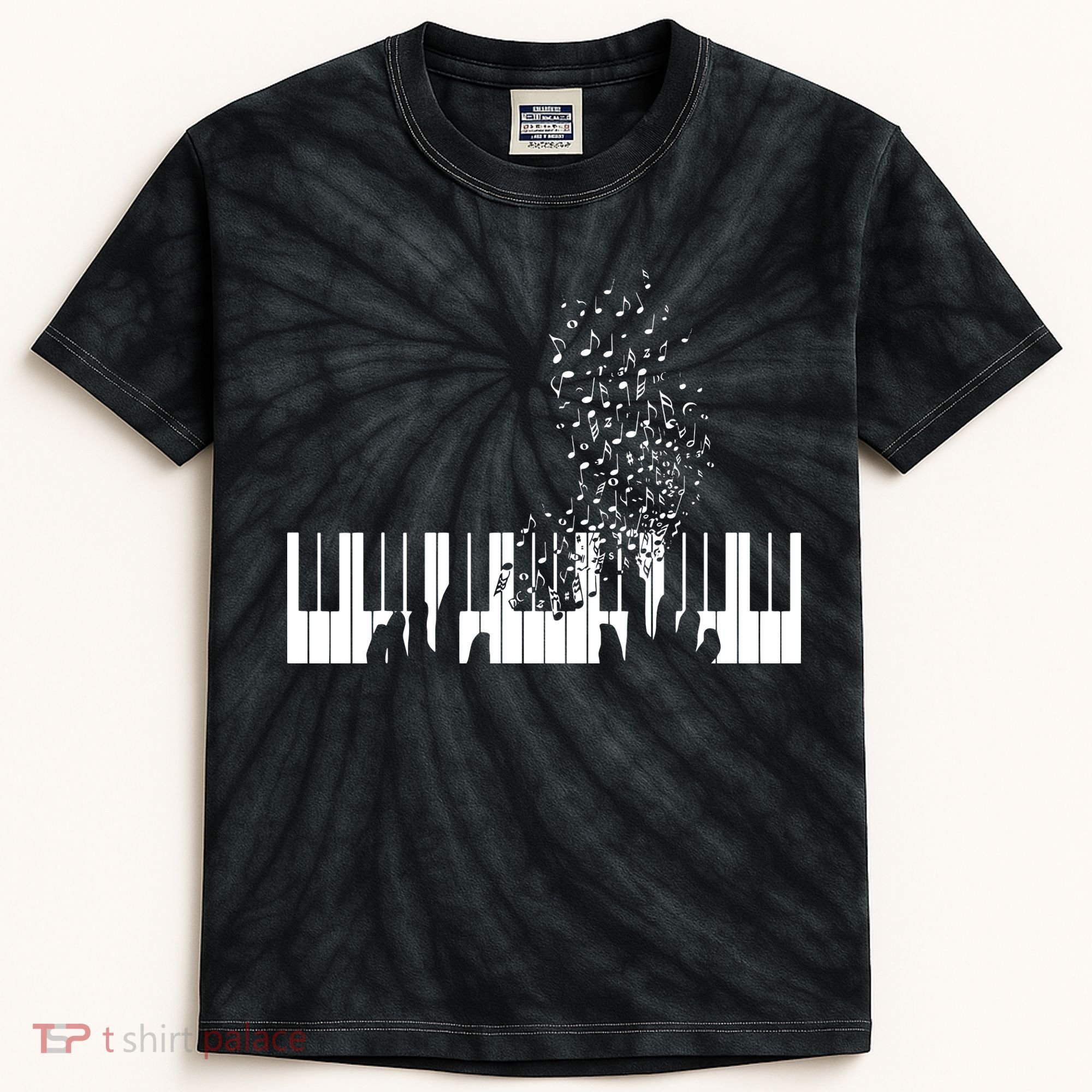 Keyboard Piano Gift For Men Women Kids Kids Tie-Dye T-Shirt