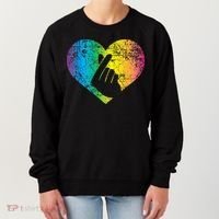 K Pop Heart Hand Symbol KPop Rainbow Korean Music Gift Women's Sweatshirt thumb 0