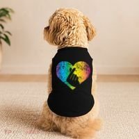 K Pop Heart Hand Symbol KPop Rainbow Korean Music Gift Doggie Tank thumb 2