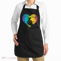 K Pop Heart Hand Symbol KPop Rainbow Korean Music Gift Apron thumb 2