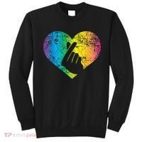 K Pop Heart Hand Symbol KPop Rainbow Korean Music Gift Sweatshirt thumb 0