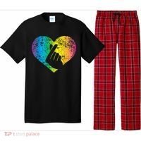 K Pop Heart Hand Symbol KPop Rainbow Korean Music Gift Pajama Set thumb 0