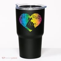 K Pop Heart Hand Symbol KPop Rainbow Korean Music Gift Tumbler thumb 0