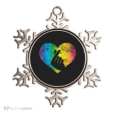 K Pop Heart Hand Symbol KPop Rainbow Korean Music Gift Ornament
