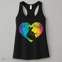 K Pop Heart Hand Symbol KPop Rainbow Korean Music Gift Women's Tank Top thumb 3