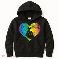 K Pop Heart Hand Symbol KPop Rainbow Korean Music Gift Kids Hoodie thumb 0