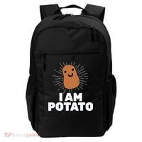 Kawaii Potato I Am Potato Funny Potato Backpack thumb 0