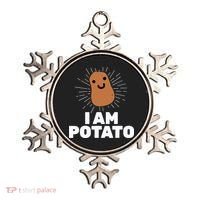 Kawaii Potato I Am Potato Funny Potato Ornament thumb 0