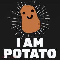 Kawaii Potato I Am Potato Funny Potato Ornament thumb 1