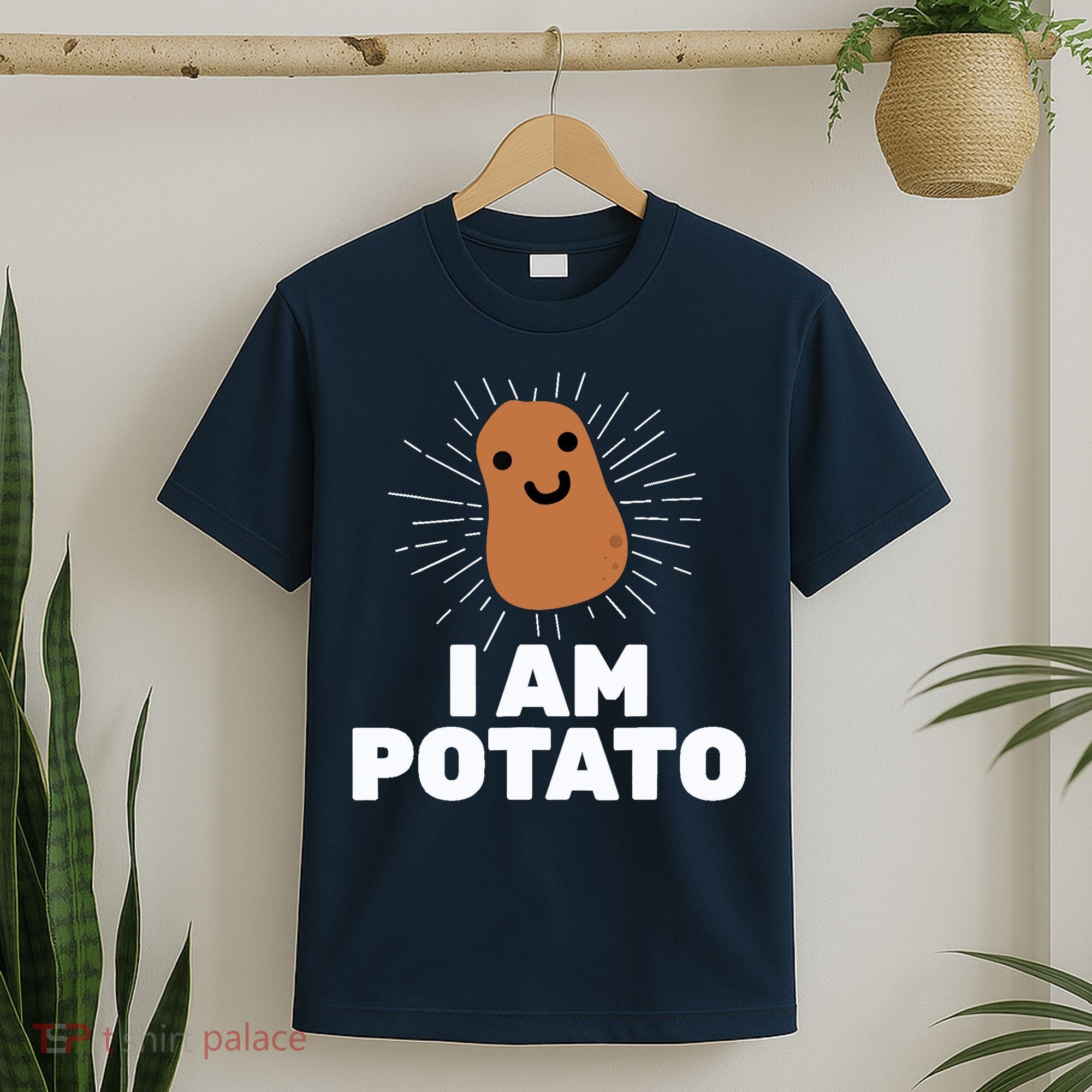 Kawaii Potato I Am Potato Funny Potato T-Shirt