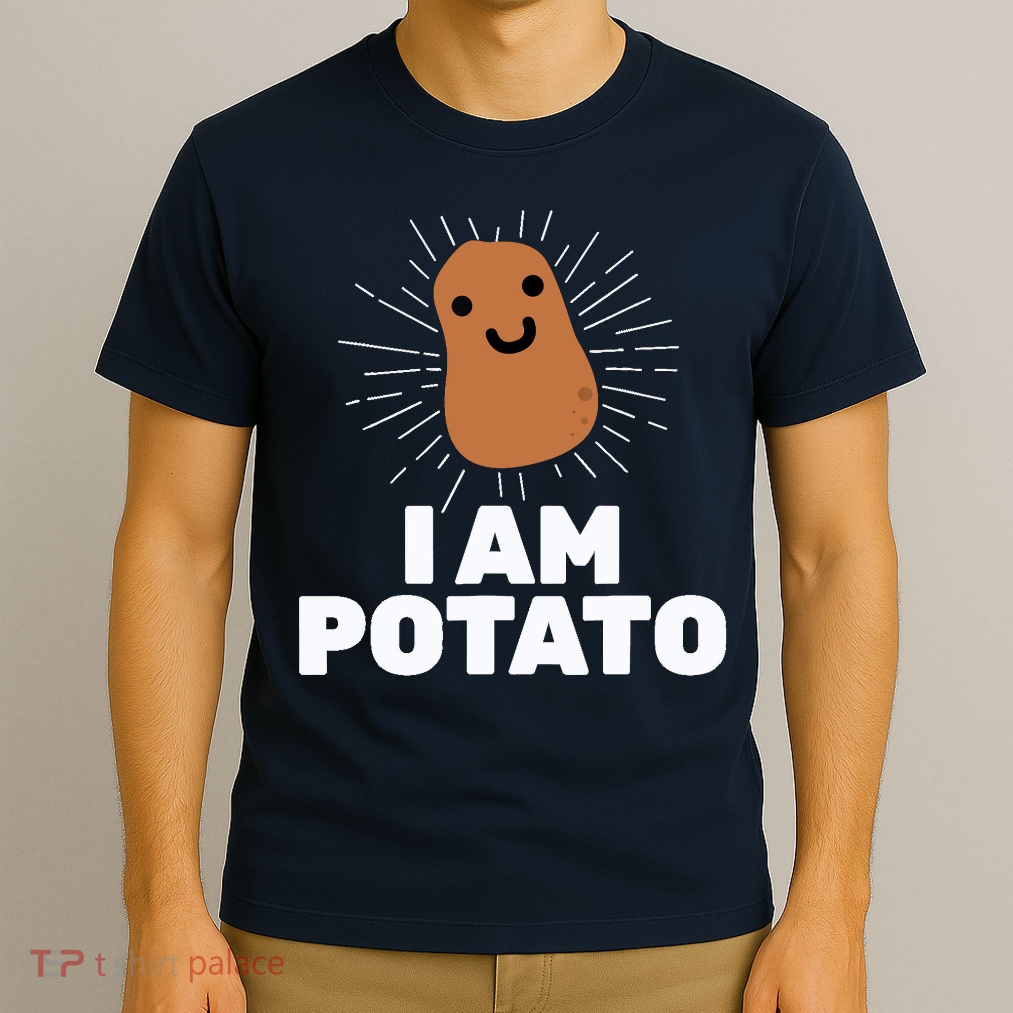 Kawaii Potato I Am Potato Funny Potato T-Shirt