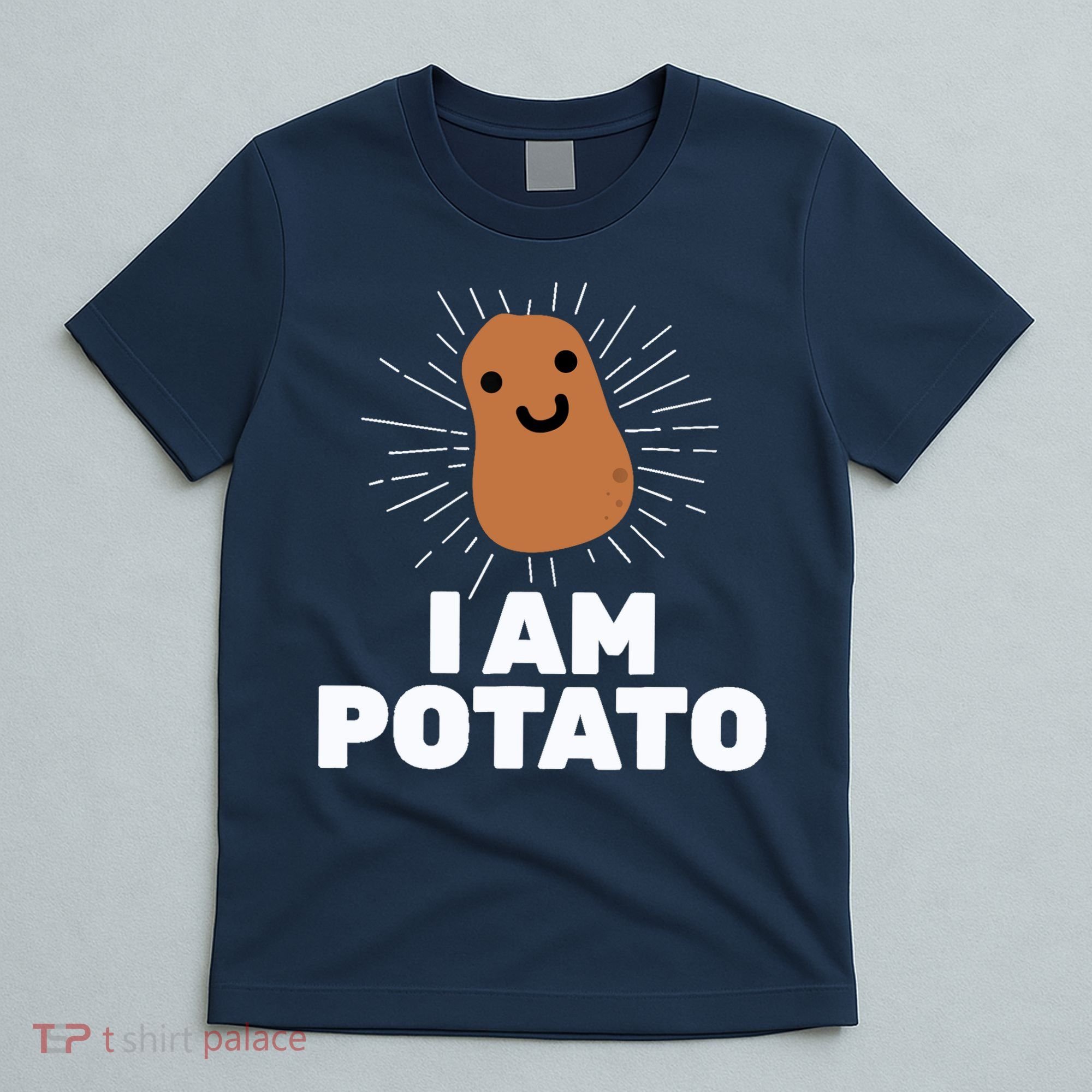 Kawaii Potato I Am Potato Funny Potato T-Shirt