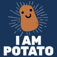 Kawaii Potato I Am Potato Funny Potato Women's Hoodie thumb 2