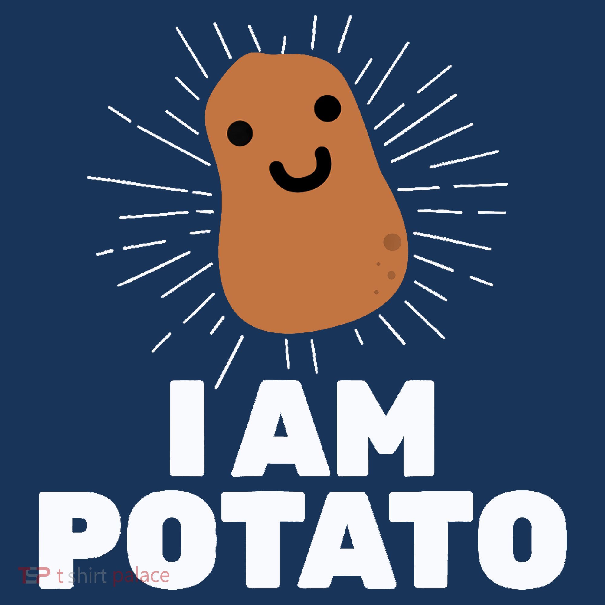 Kawaii Potato I Am Potato Funny Potato Women's Hoodie