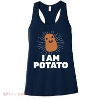 Kawaii Potato I Am Potato Funny Potato Women's Tank Top thumb 0