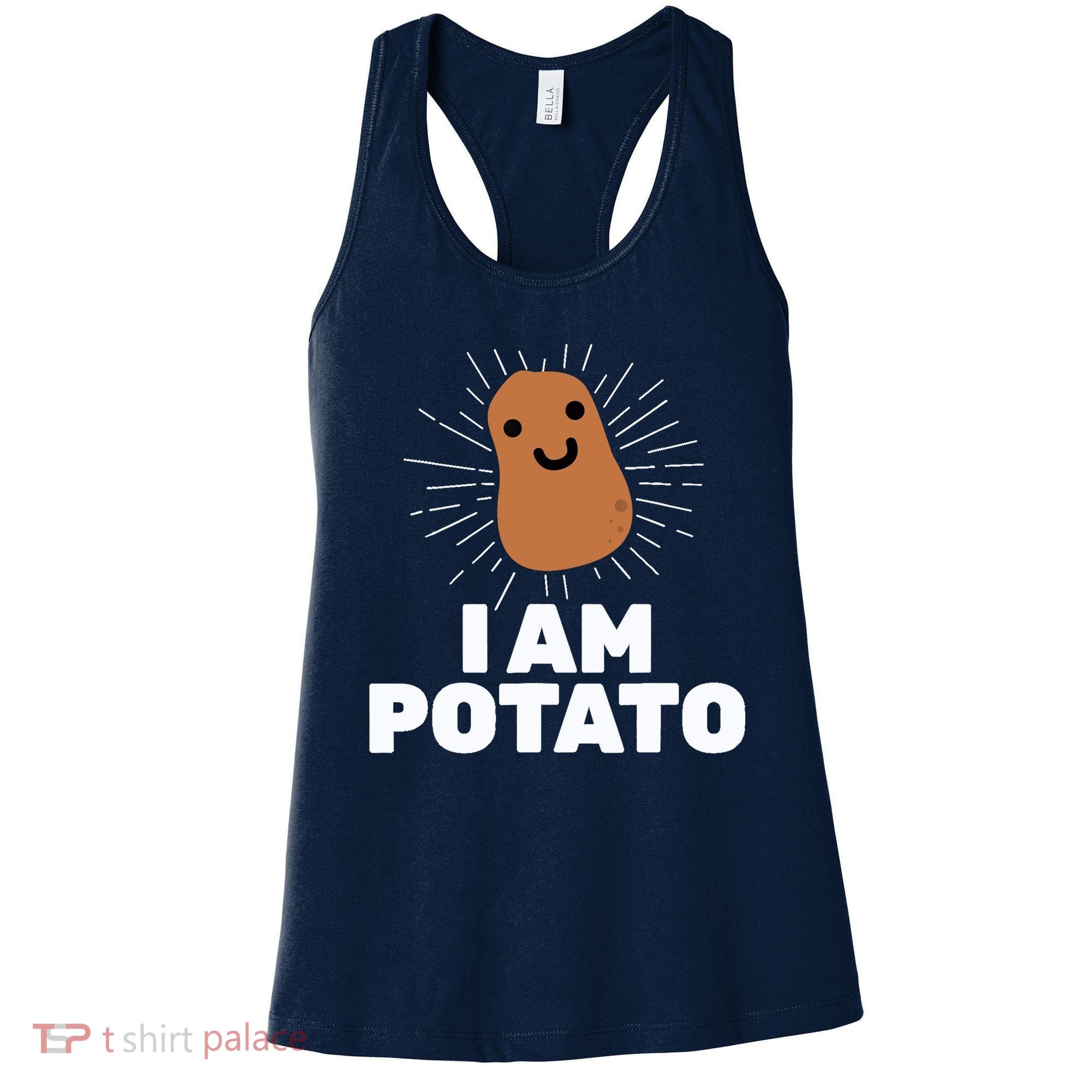 Kawaii Potato I Am Potato Funny Potato Women's Tank Top
