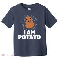Kawaii Potato I Am Potato Funny Potato Toddler T-Shirt thumb 0
