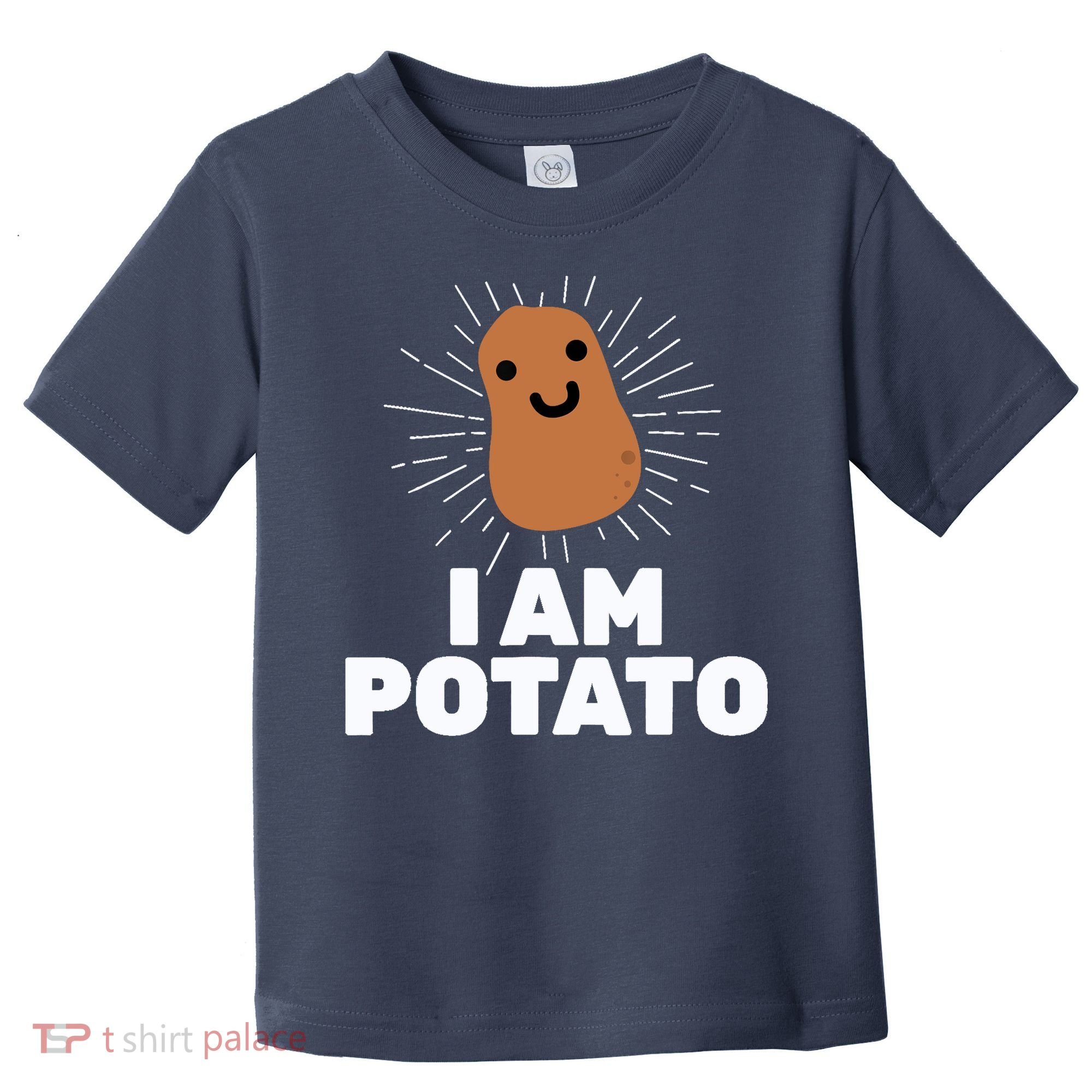 Kawaii Potato I Am Potato Funny Potato Toddler T-Shirt