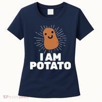 Kawaii Potato I Am Potato Funny Potato Women's T-Shirt thumb 0