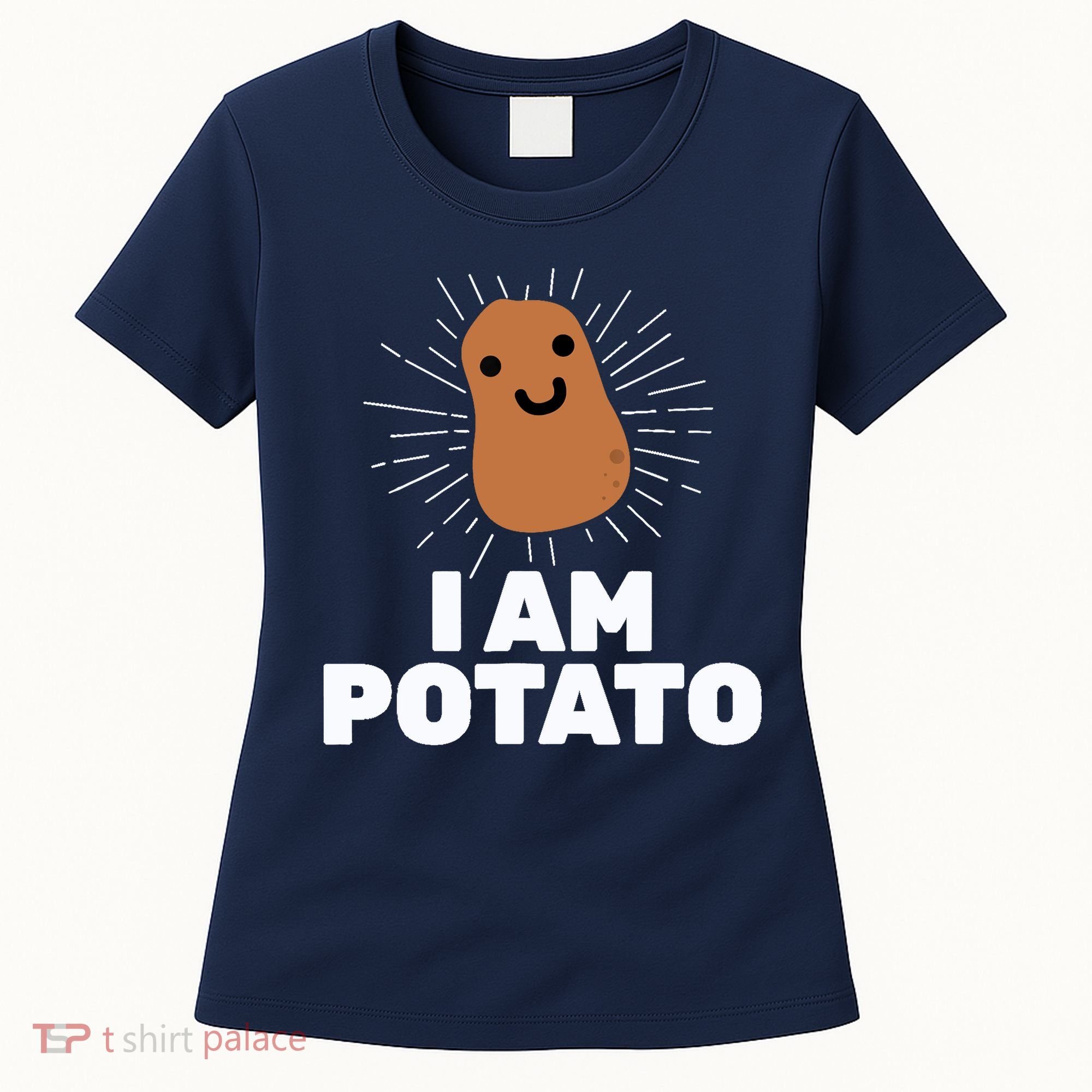 Kawaii Potato I Am Potato Funny Potato Women's T-Shirt