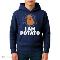 Kawaii Potato I Am Potato Funny Potato Kids Hoodie thumb 4