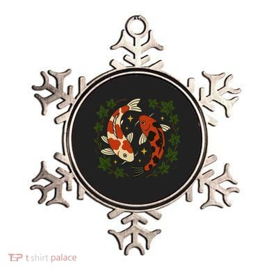 Koi Pond Illustration Koi Lovers Artwork Koi Fish Ornament