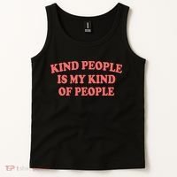 Kind People Is My Kind Of People Quote Tank Top thumb 2