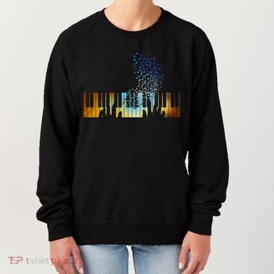 Keyboard Piano Meaningful Gift For Pianists Musicians Gift Women's Sweatshirt
