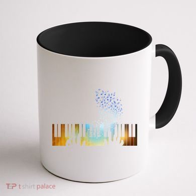 Keyboard Piano Meaningful Gift For Pianists Musicians Gift Coffee Mug back