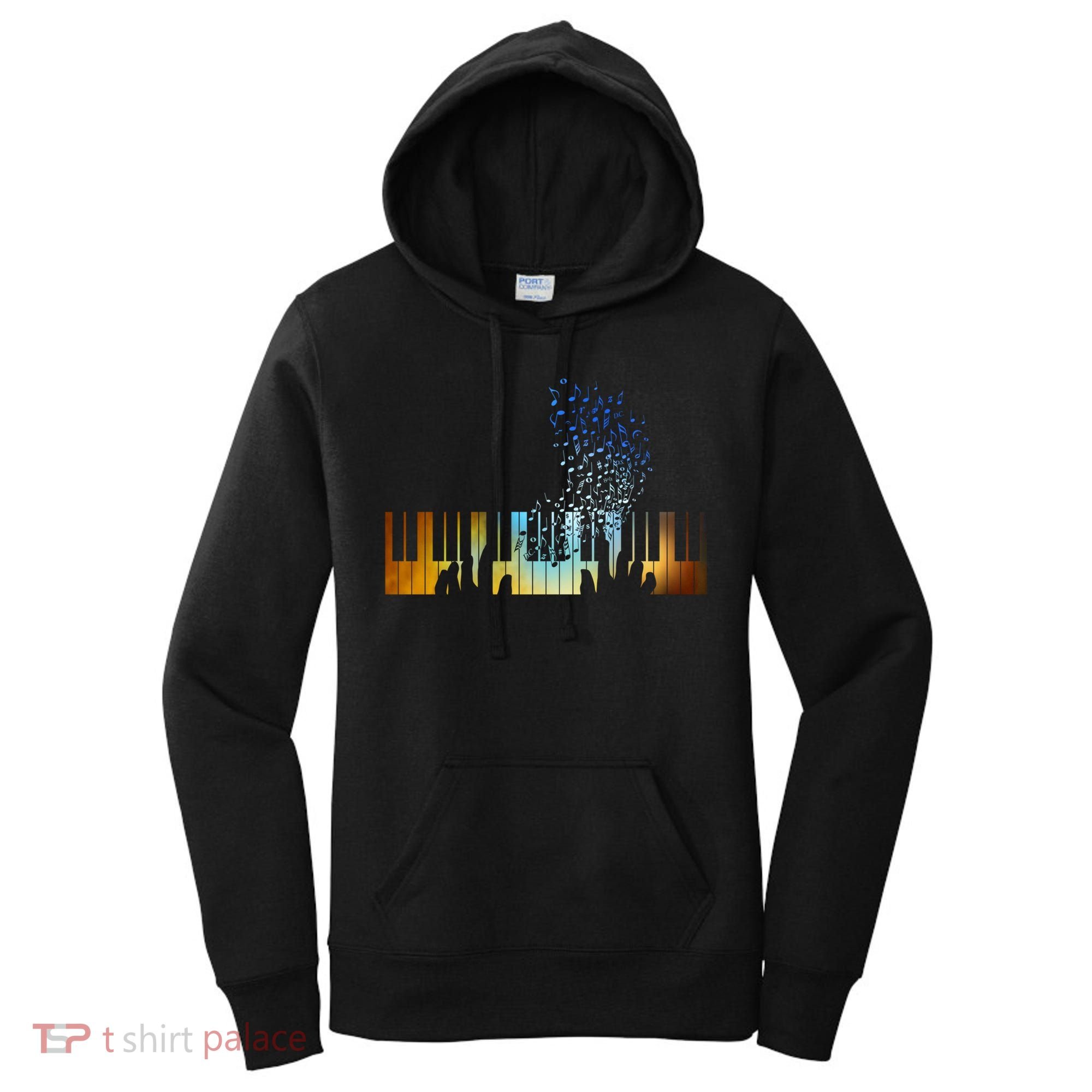 Keyboard Piano Meaningful Gift For Pianists Musicians Gift Women's Hoodie