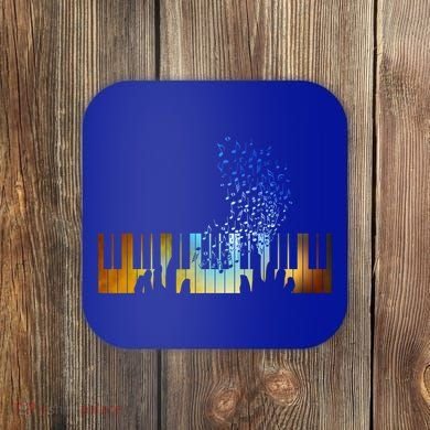 Keyboard Piano Meaningful Gift For Pianists Musicians Gift Coaster