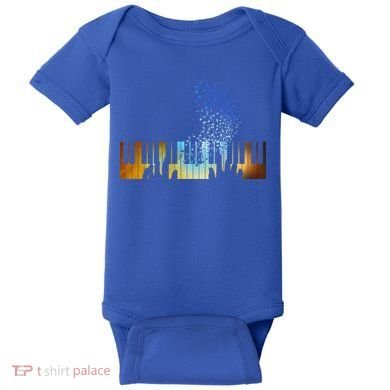 Keyboard Piano Meaningful Gift For Pianists Musicians Gift Baby Bodysuit