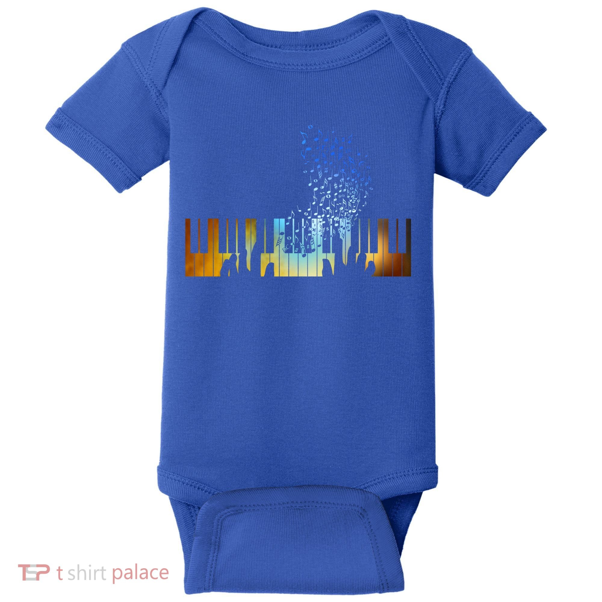 Keyboard Piano Meaningful Gift For Pianists Musicians Gift Baby Bodysuit