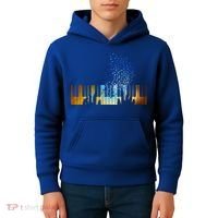 Keyboard Piano Meaningful Gift For Pianists Musicians Gift Kids Hoodie thumb 4
