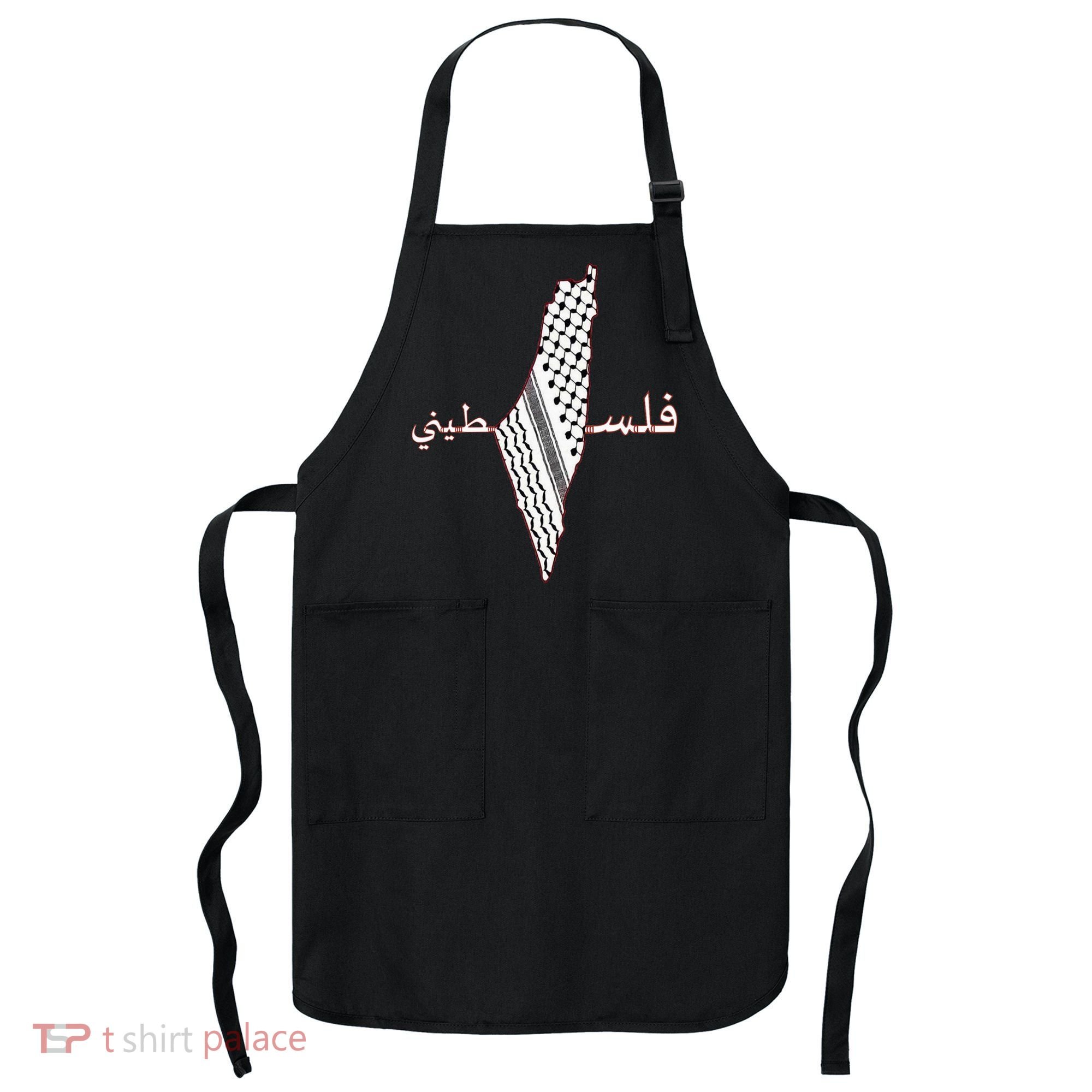 Keffiyeh Palestine Map Scarf Shemagh Palestinians Apron