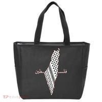 Keffiyeh Palestine Map Arabic Scarf Shemagh Palestinian Flag Tote Bag thumb 0