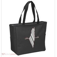 Keffiyeh Palestine Map Arabic Scarf Shemagh Palestinian Flag Tote Bag thumb 2