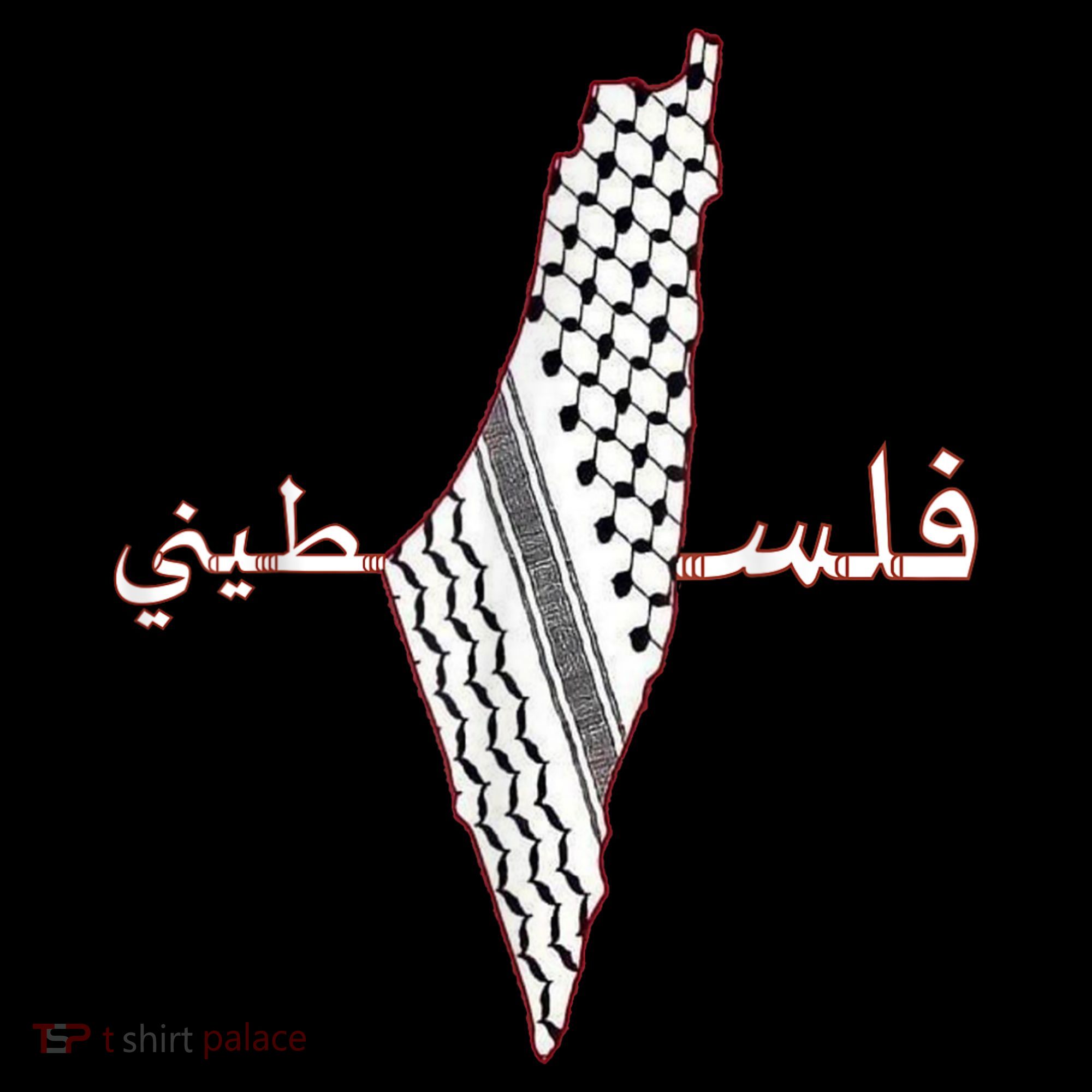 Keffiyeh Palestine Map Scarf Shemagh Palestinians Women's Hoodie