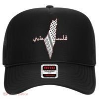 Keffiyeh Palestine Map Scarf Shemagh Palestinians Hat thumb 0