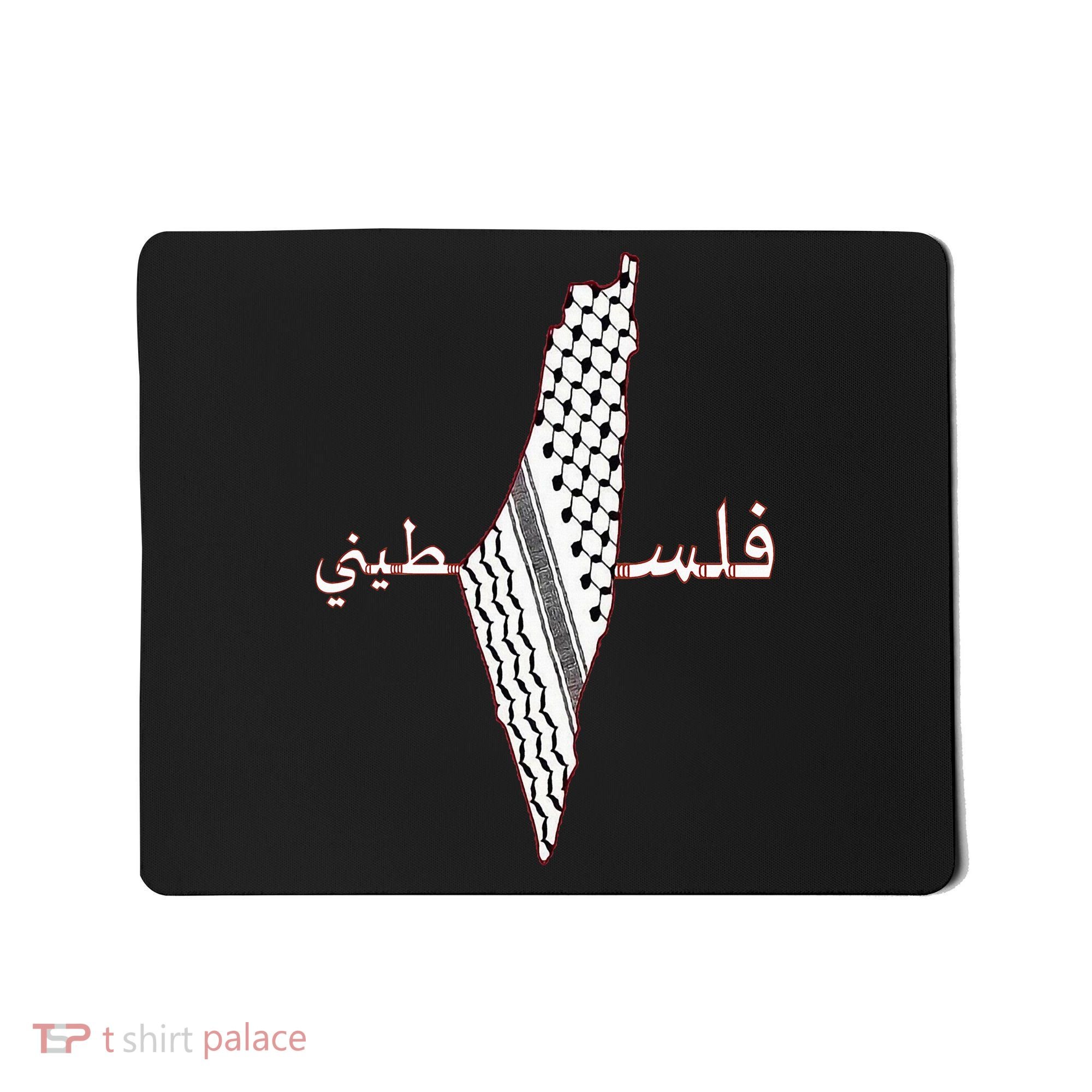 Keffiyeh Palestine Map Scarf Shemagh Palestinians Mousepad
