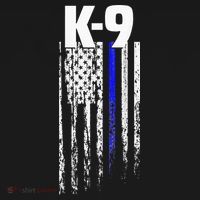 K9 Police Officer USA Flag LEO Cops Law Enforcement Apron thumb 3