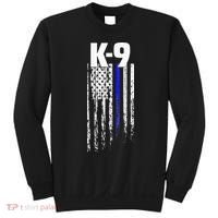 K9 Police Officer USA Flag LEO Cops Law Enforcement Sweatshirt thumb 0