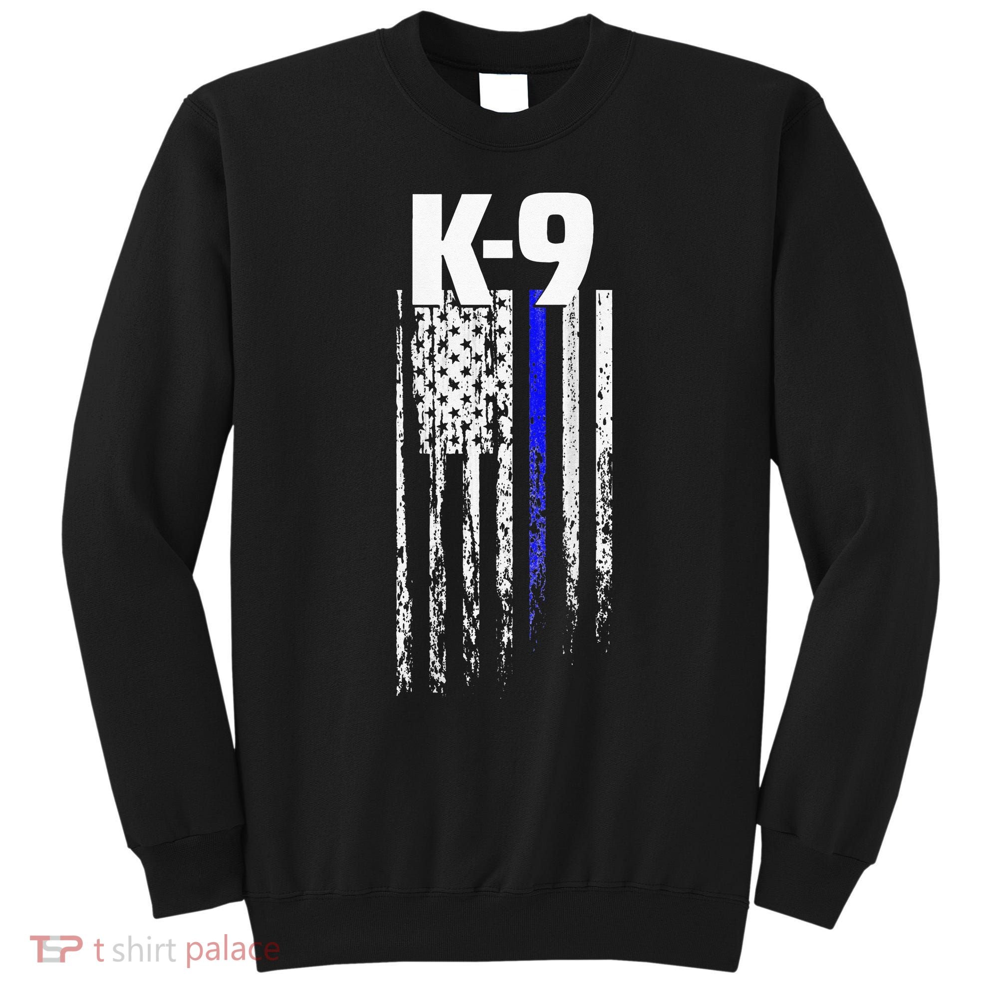 K9 Police Officer USA Flag LEO Cops Law Enforcement Sweatshirt