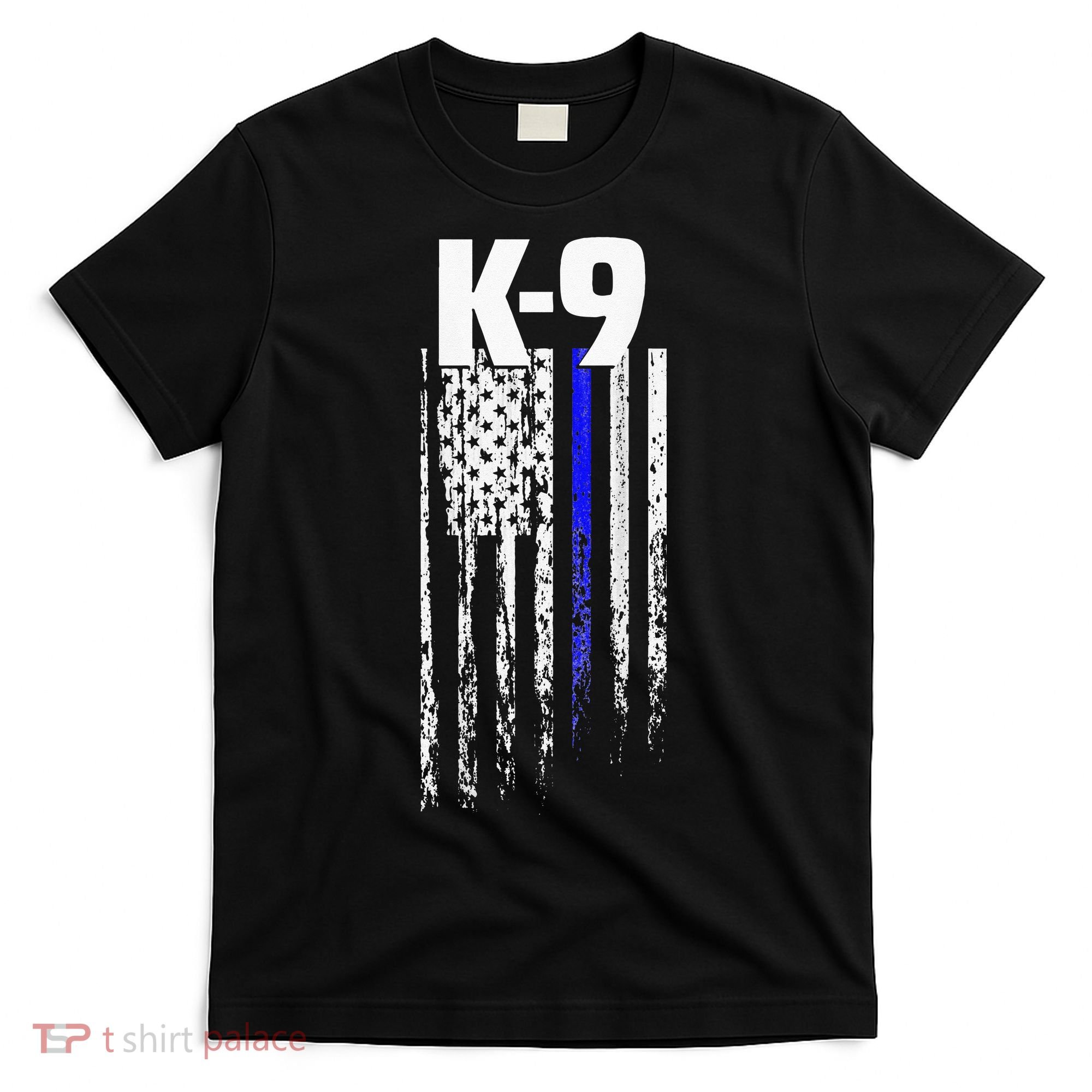 K9 Police Officer USA Flag LEO Cops Law Enforcement T-Shirt