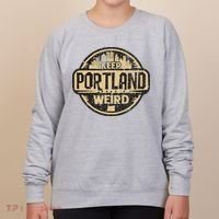 Keep Portland Oregon Weird Funny Women's Sweatshirt thumb 0