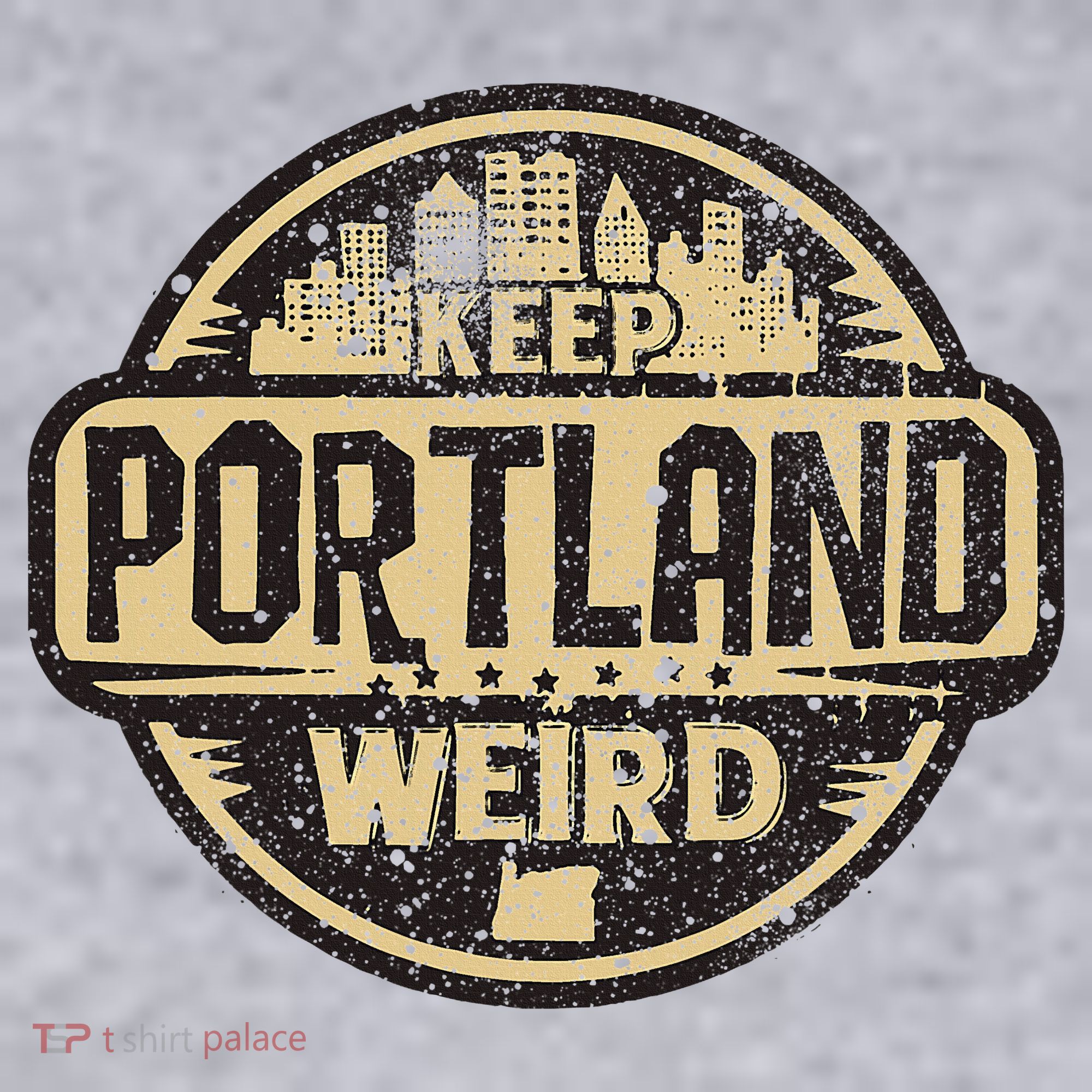 Keep Portland Oregon Weird Funny Women's Sweatshirt