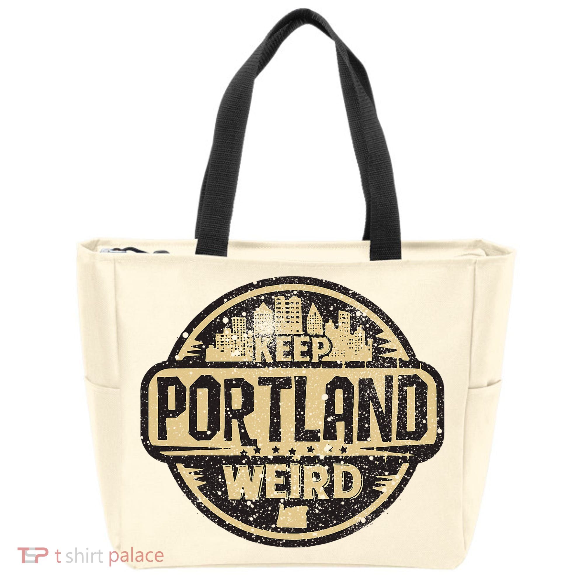 Keep Portland Oregon Weird Funny Tote Bag