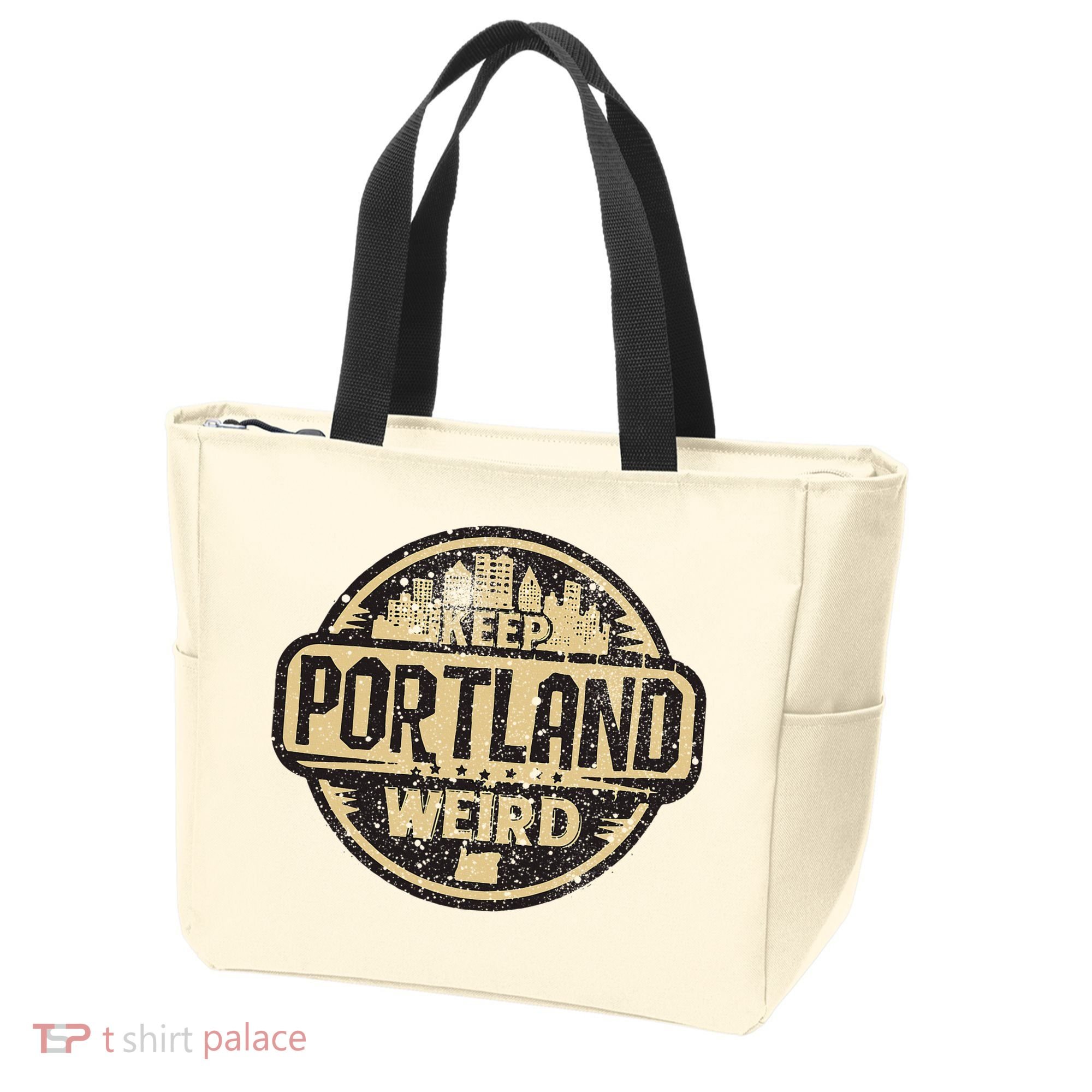 Keep Portland Oregon Weird Funny Tote Bag